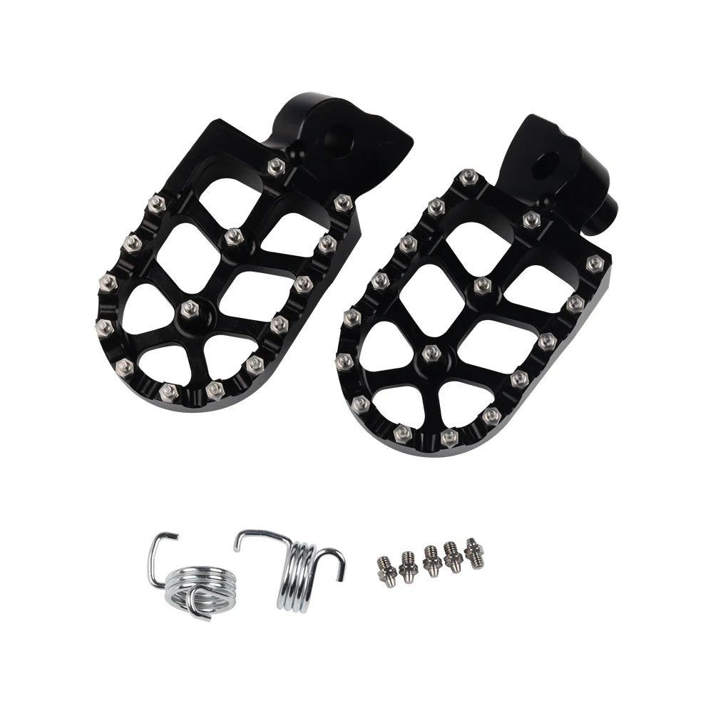 Motorcycle CNC Foot Pegs Footpeg Pedals FootRest For YAMAHA YZ 65 85 125 250 125X 250X 250FX 450FX WR 250F 450F YZF WRF 250 450 RISE DEFENSE SYSTEMS.AI PRODUCTS