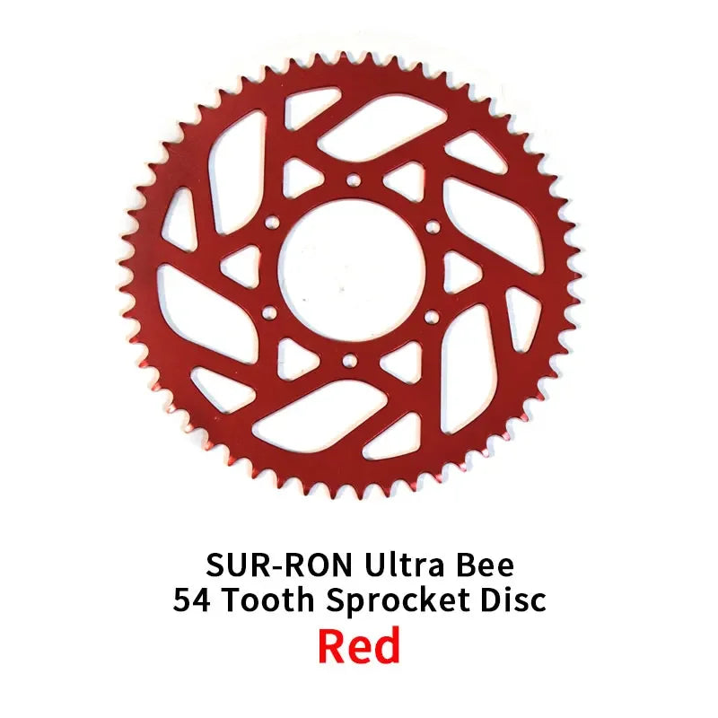 For SUR-RON Ultra Bee 54 Tooth Sprocket Disc E-bike Off-road Motorcycle Accessories Surron RISE DEFENSE SYSTEMS.AI PRODUCTS