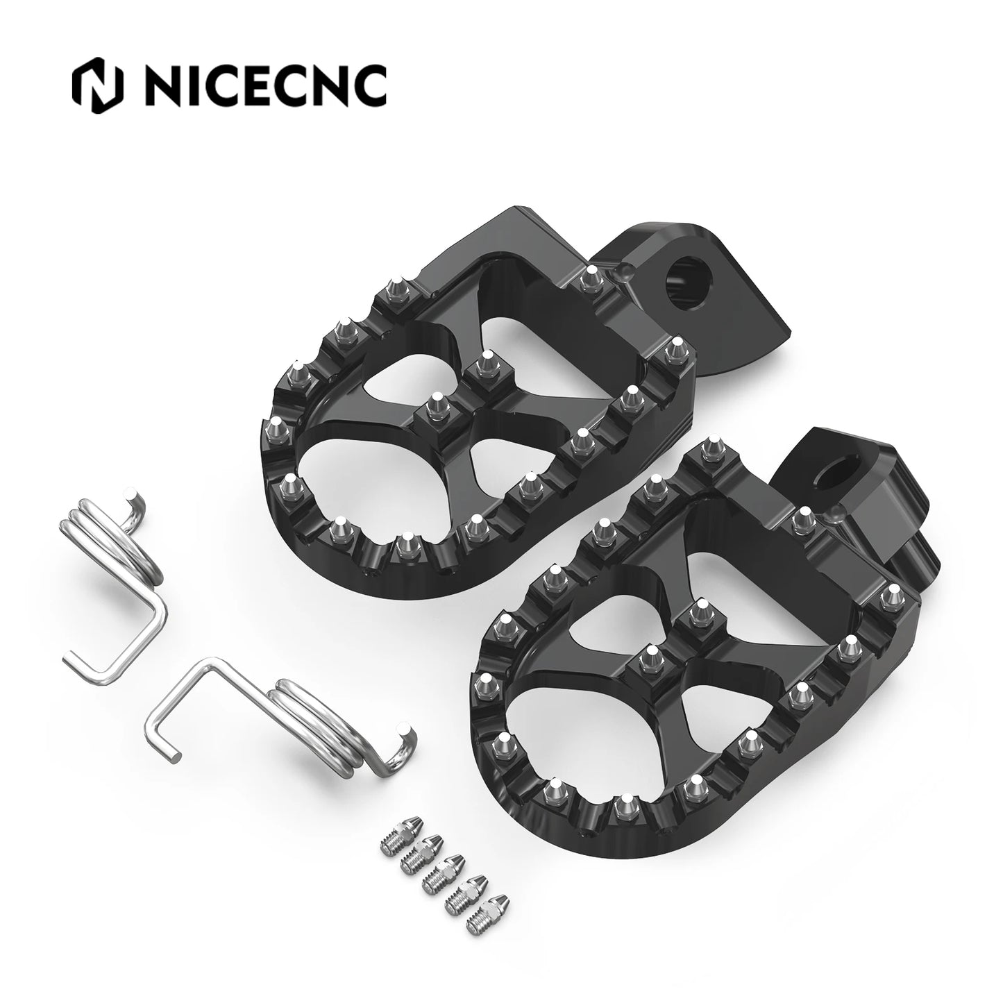 Foot Pegs Pedals FootRest Footpeg For Yamaha WRF YZF 250 450 WR250F YZ65 YZ85 YZ125 YZ250 YZF450 YZ 125X 250X 250FX 450FX WR450F RISE DEFENSE SYSTEMS.AI PRODUCTS