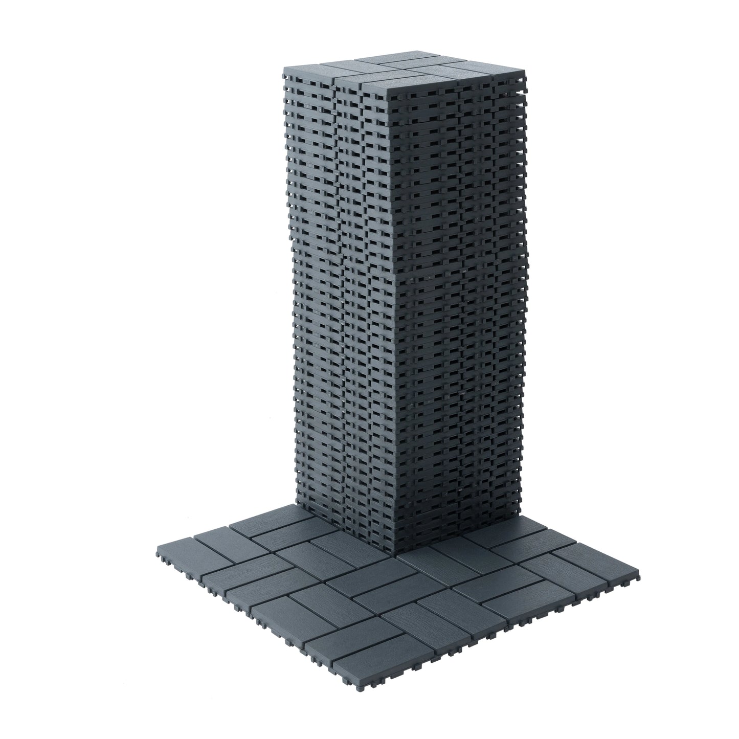 44 Pack Interlocking Patio Deck Tiles-12x12 Inch, Easy Install for Poolside, Balcony, Backyard - Durable Polypropyl RISE DEFENSE SYSTEMS.AI PRODUCTS