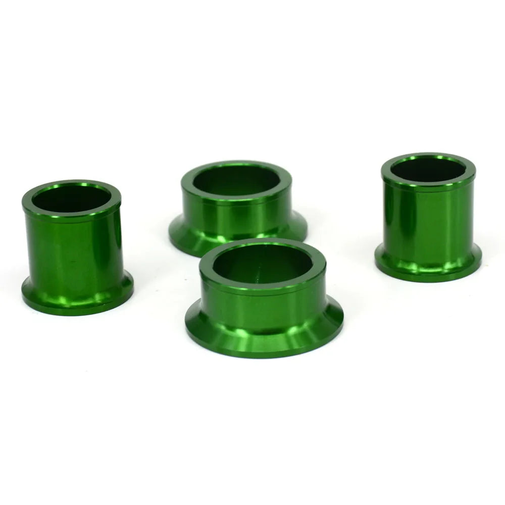 Motorcycle CNC Front Rear Wheel Hub Spacer Chain Adjust Axle Blocks For Kawasaki KX125 KX250 2006-2008 KX250F KX450F 2006-2016 RISE DEFENSE SYSTEMS.AI PRODUCTS