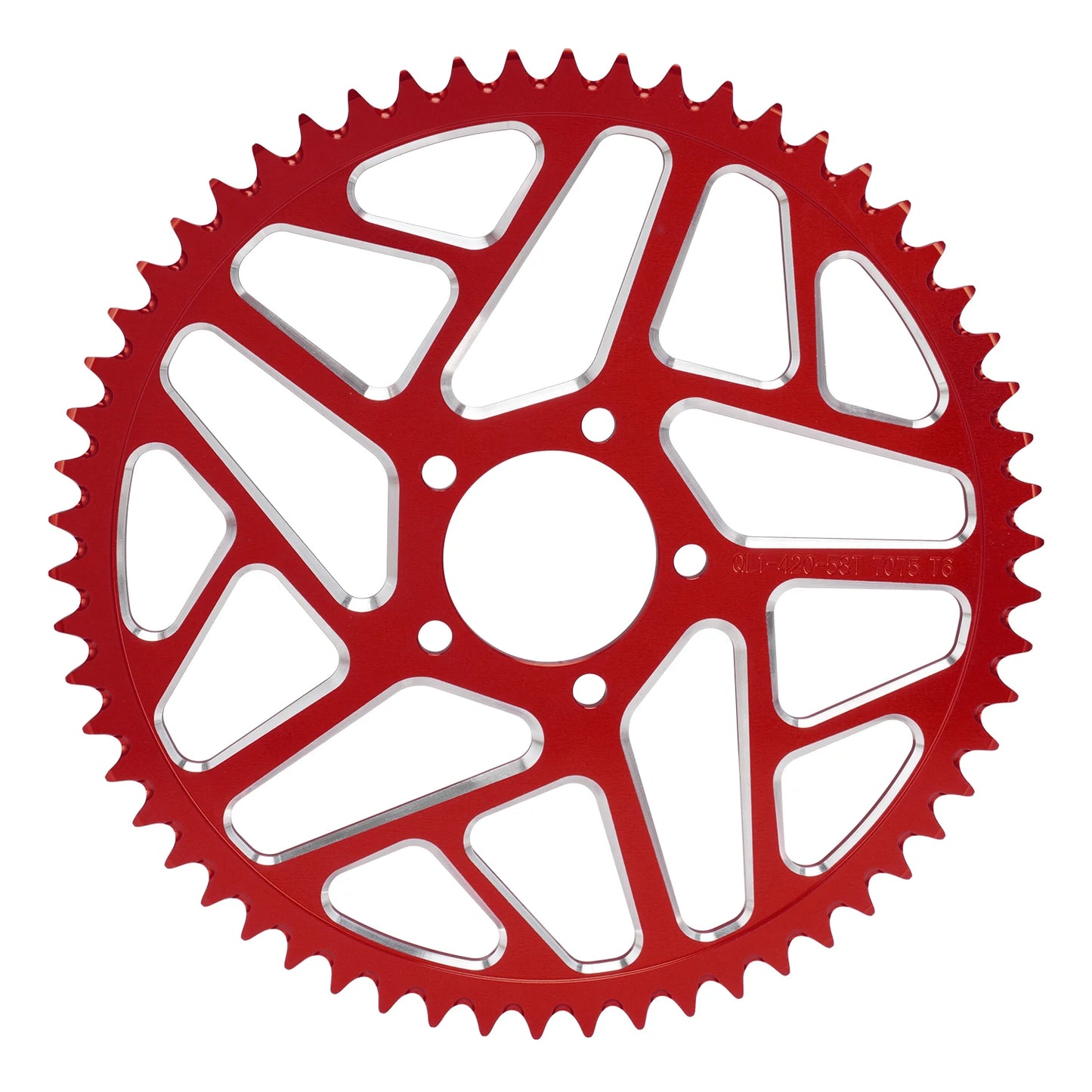 Motorcycle Chain Sprocket Aluminum For Talaria Sting Electric Dirt Bike 58T 62T For Surron Segway Light Bee S X 160 260X160 X260 RISE DEFENSE SYSTEMS.AI PRODUCTS
