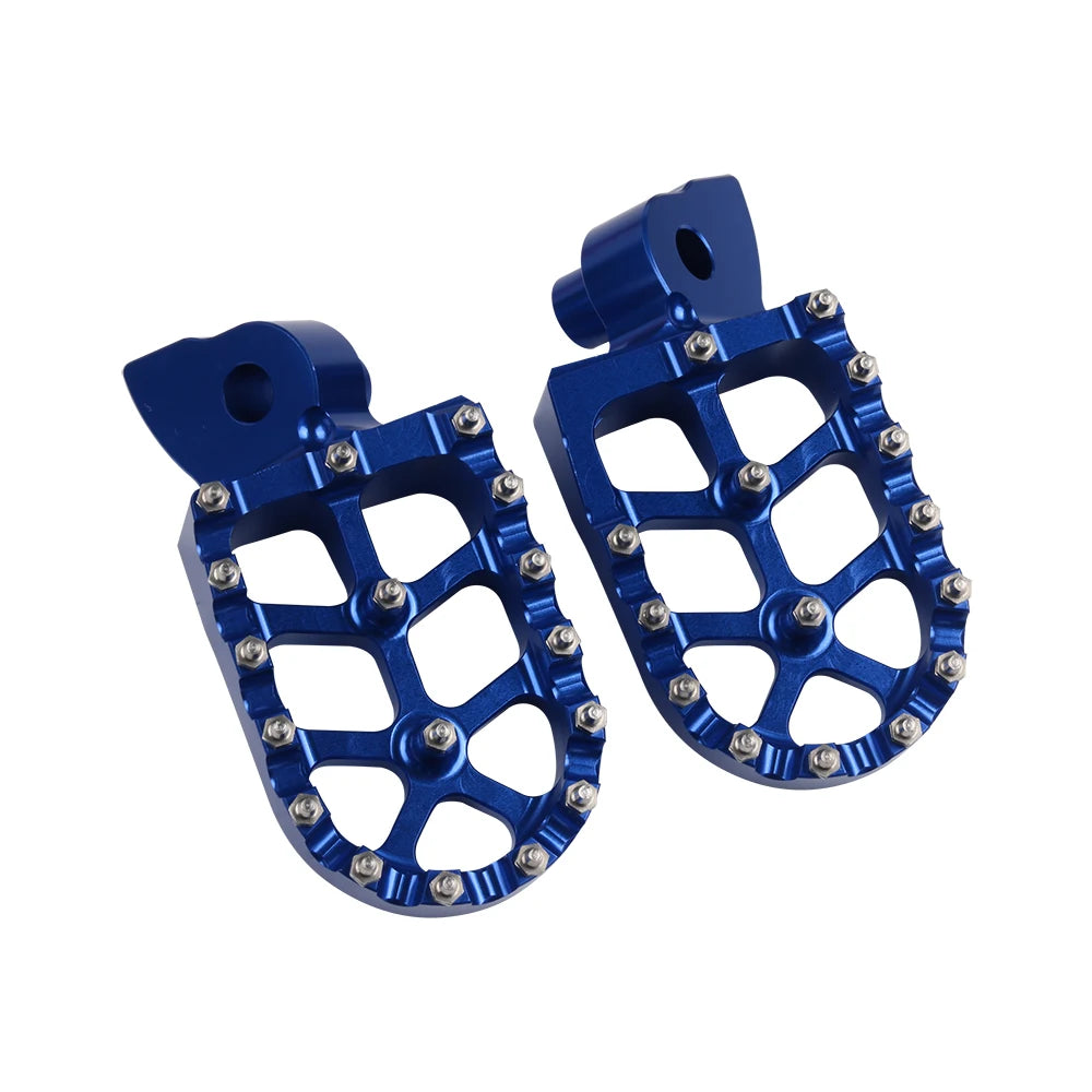 Motorcycle CNC Foot Pegs Footpeg Pedals FootRest For YAMAHA YZ 65 85 125 250 125X 250X 250FX 450FX WR 250F 450F YZF WRF 250 450 RISE DEFENSE SYSTEMS.AI PRODUCTS