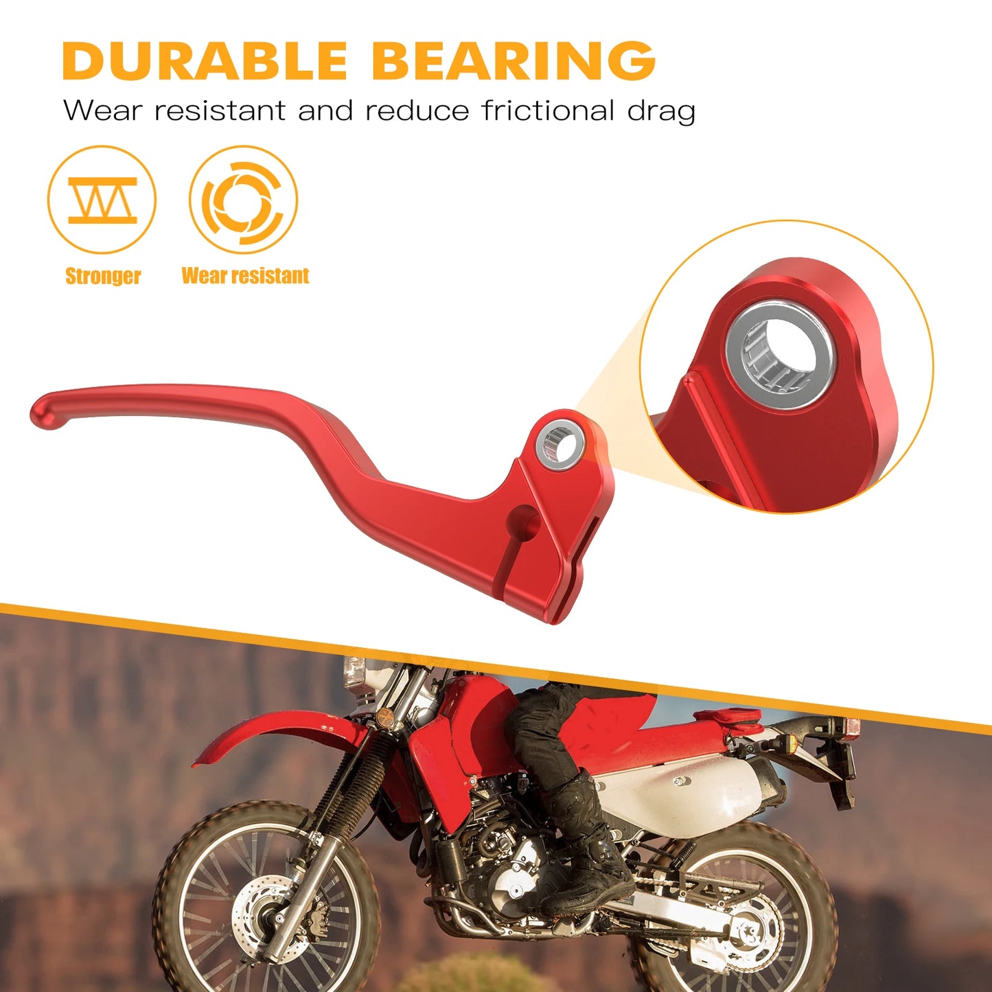 NICECNC Motorcycle Labor-saving clutch Lever For Honda XR650L 1993-2024 Motocross Enhancement Accessories Reduction In Actuation RISE DEFENSE SYSTEMS.AI PRODUCTS