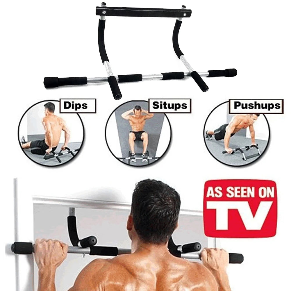 New Pull Up Bar No Drilling Steel Chin Up Bar Max Limit 100KG Door Mounted Bar with Padded Handles for Home Gym Strength Trainer RISE DEFENSE SYSTEMS.AI PRODUCTS