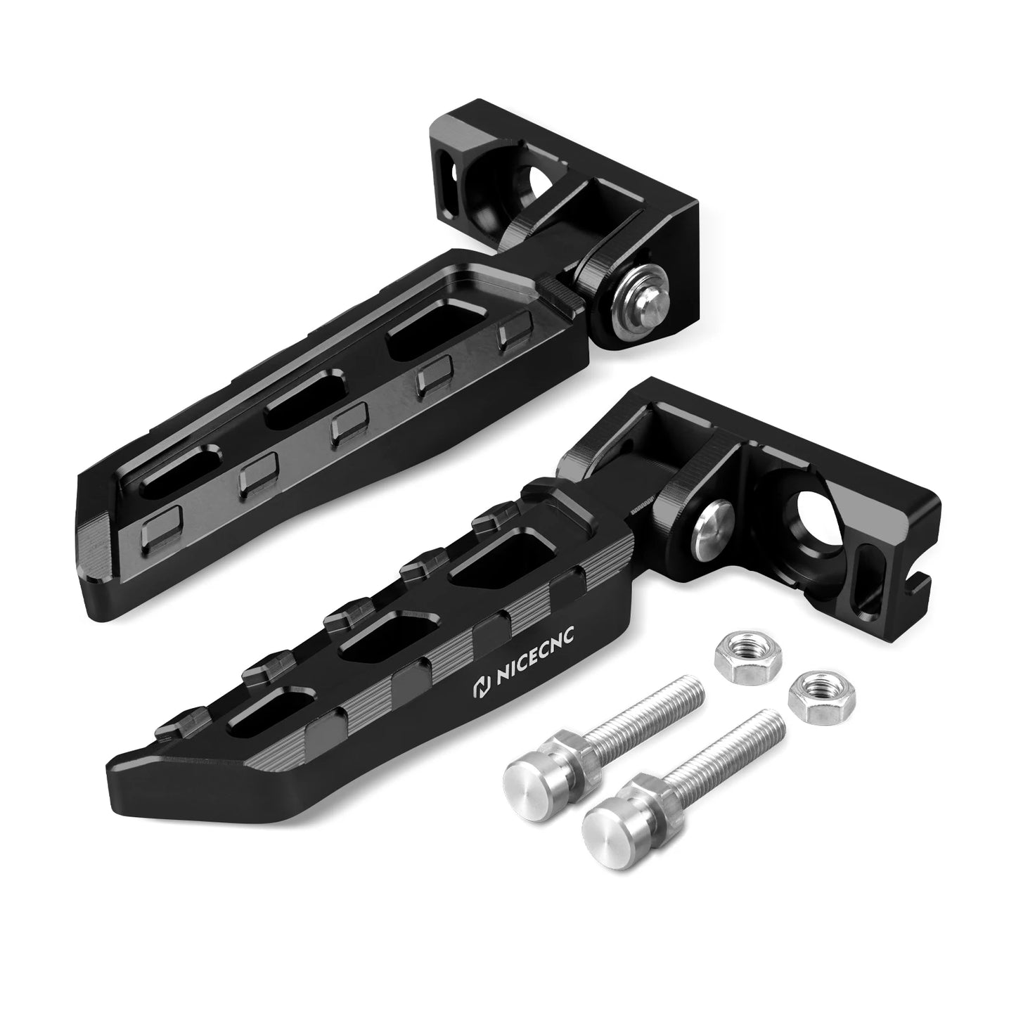 NICECNC Electric Bike Chain Tensioner Adjuster Blocks Rear Axle Nut Stund Peg Kit For Surron Light Bee X S L1E Segway X160 X260 RISE DEFENSE SYSTEMS.AI PRODUCTS