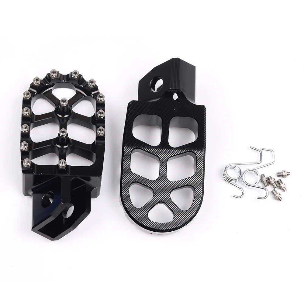 Motorcycle FootRest Footpegs Foot Pegs Pedal For YAMAHA TTR 90 110 125 250 TTR250 YZ80 YZ125 YZ250 YZ WR 200 250 500 Accessories RISE DEFENSE SYSTEMS.AI PRODUCTS