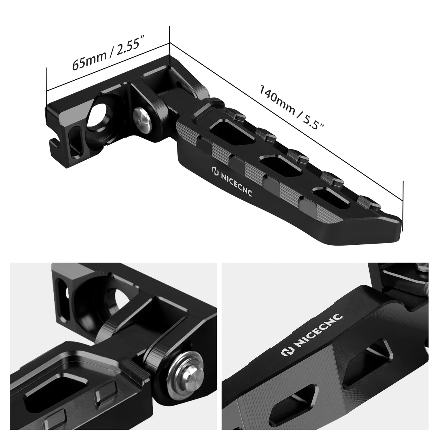Chain Tensioner Adjuster Blocks & Rear Stund Pegs For SUR-RON Surron Light Bee X S L1E Segway X160 X260 Electric Dirt Bike 2024 RISE DEFENSE SYSTEMS.AI PRODUCTS
