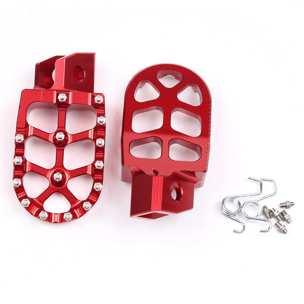 Motorcycle FootRest Footpegs Foot Pegs Pedal For YAMAHA TTR 90 110 125 250 TTR250 YZ80 YZ125 YZ250 YZ WR 200 250 500 Accessories RISE DEFENSE SYSTEMS.AI PRODUCTS