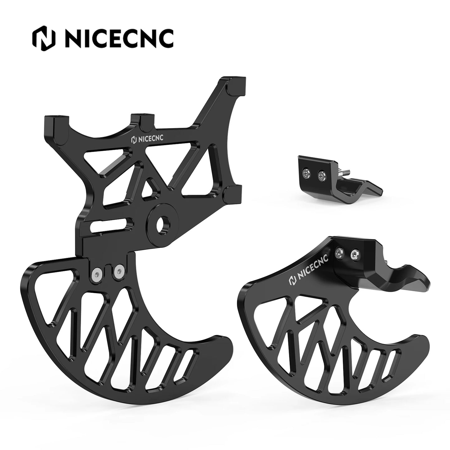 For Surron light bee X Front Rear Brake Disc Guard & Front Fork Leg Guards light bee S L1E Segway X160 X260 Electric Dirt Bike RISE DEFENSE SYSTEMS.AI PRODUCTS