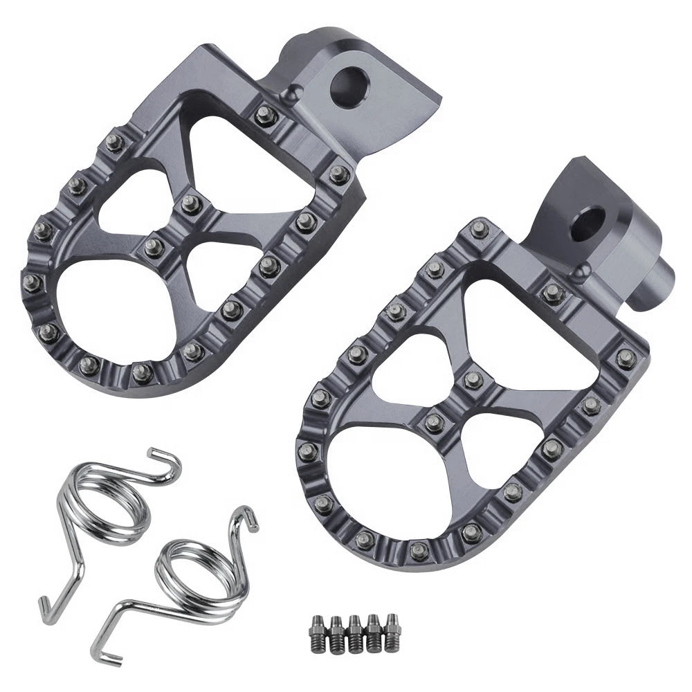 Foot Pegs Pedals FootRest Footpeg For Yamaha WRF YZF 250 450 WR250F YZ65 YZ85 YZ125 YZ250 YZF450 YZ 125X 250X 250FX 450FX WR450F RISE DEFENSE SYSTEMS.AI PRODUCTS