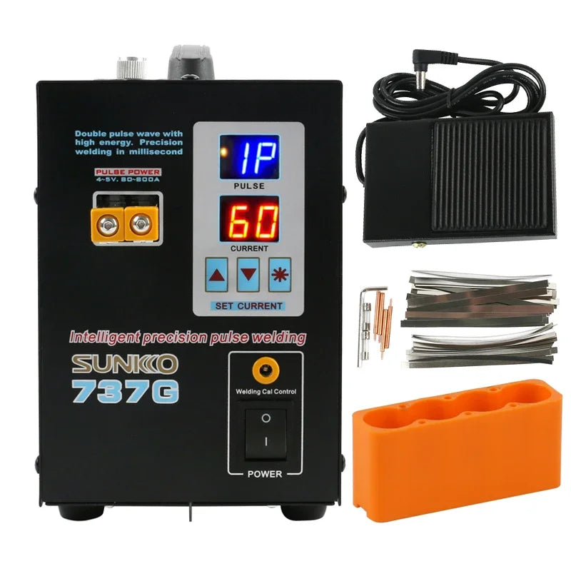 SUNKKO 737G Battery Spot Welder 4.3KW High Power Automatic Spot Welding Machine For 18650 Lithium Batteries Pulse Spot Welders RISE DEFENSE SYSTEMS.AI PRODUCTS