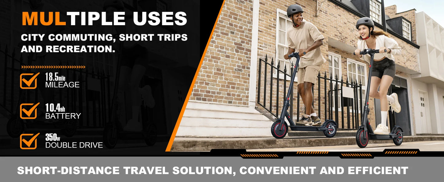 350W Foldable Electric Scooter for Adults Teens,Explosion-proof Tires,Dual Brake System Lightweight High Quality E-scooter RISE DEFENSE SYSTEMS.AI PRODUCTS