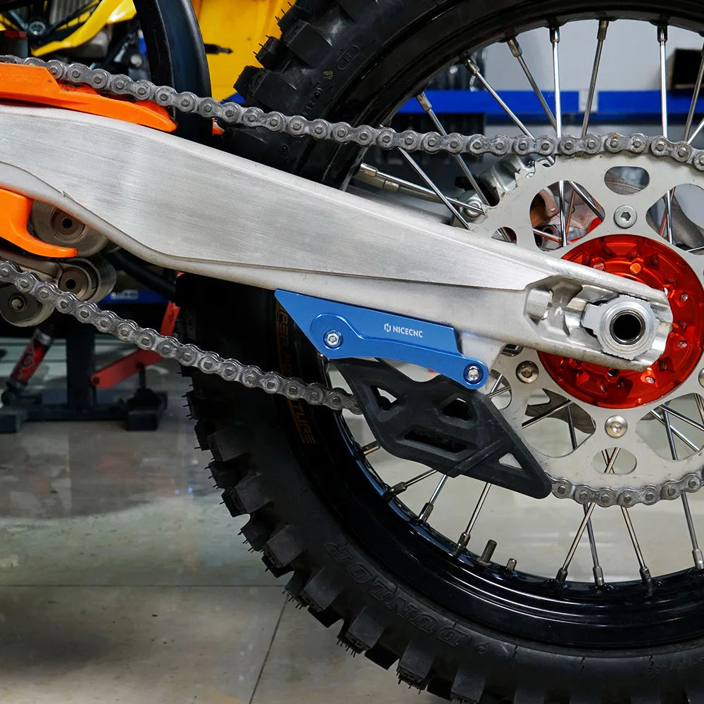 For Husqvarna TE300 2023 TE FE 501 450 350 300 250 150 125 TC FC TE TEi TX FX 2014-2022 NICECNC Motorcycle Swingarm Guard Cover RISE DEFENSE SYSTEMS.AI PRODUCTS