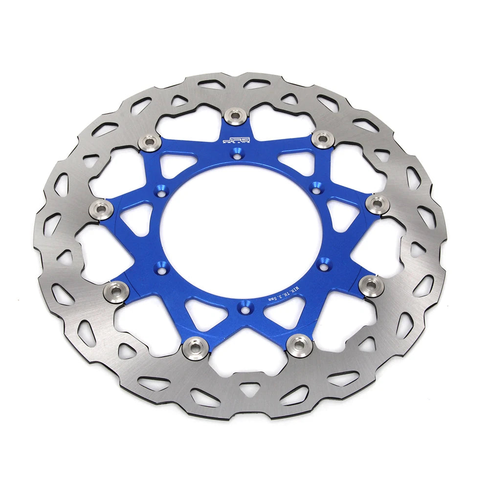 Motorcycle 320mm Front Floating Brake Disc Rotor & Bracket For Yamaha YZ WR 125 250 WRF YZF 250 400 WR456F YZ426F WR450F YZ450F RISE DEFENSE SYSTEMS.AI PRODUCTS