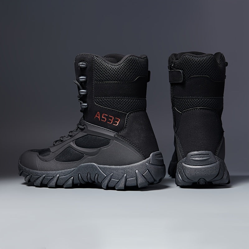 Comfortable Wear-resistant Men's Boots Non-slip Outdoor Shoes For Hiking Climbing Hunting Trekking RISE DEFENSE SYSTEMS.AI PRODUCTS