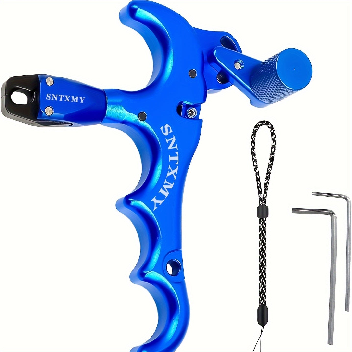Compound Bow Release, Aluminum Alloy Golden 360° Rotating Arrow Release, Compound Bow Trigger Thumb Release RISE DEFENSE SYSTEMS.AI PRODUCTS