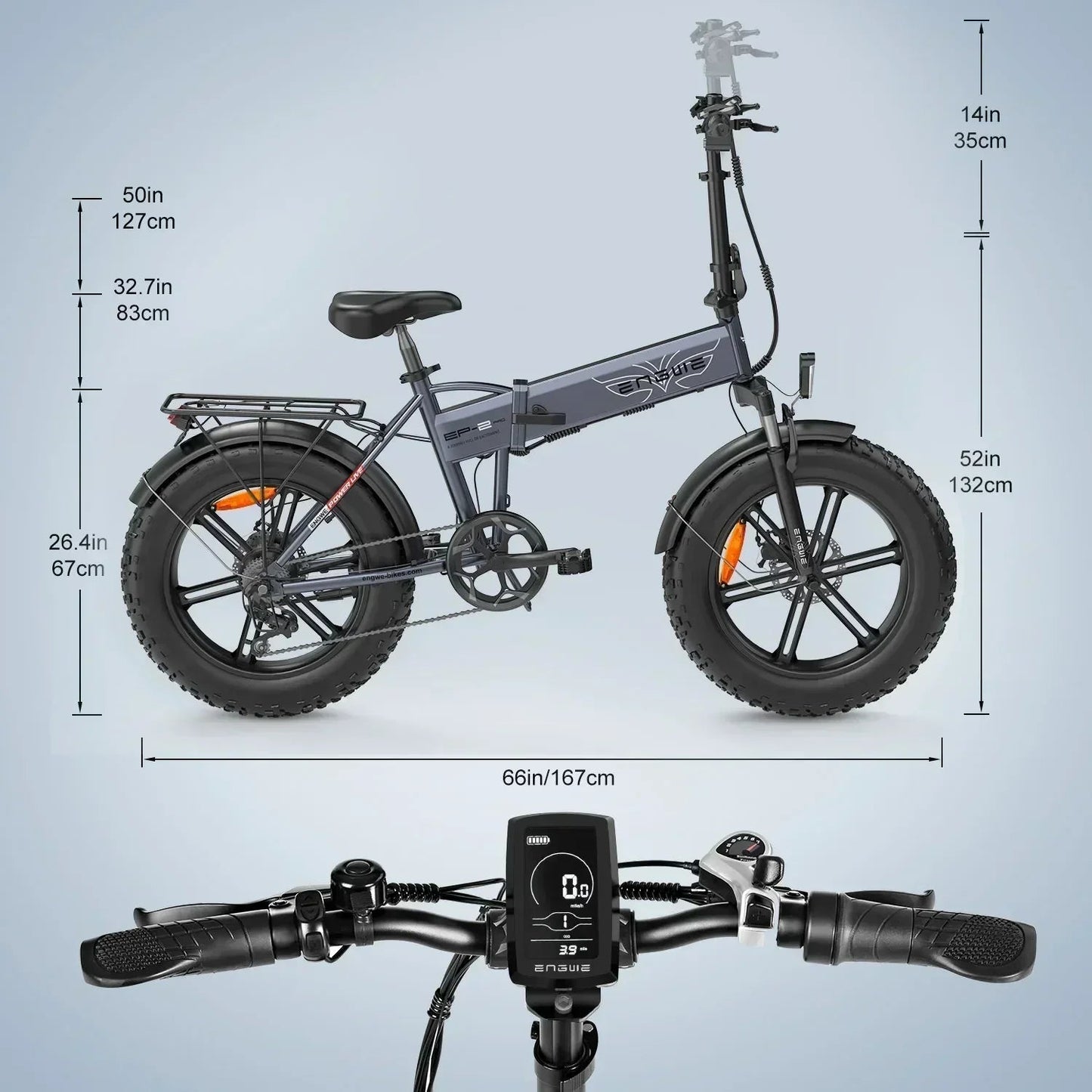 EP - 2PRO EBike 750W Powerful Motor 48V13Ah Lithium Battery Folding Electric Bike Adult Mountain 20 Inch Fat Tire Electric Bicycle - RISE DEFENSE SYSTEMS.AI PRODUCTS