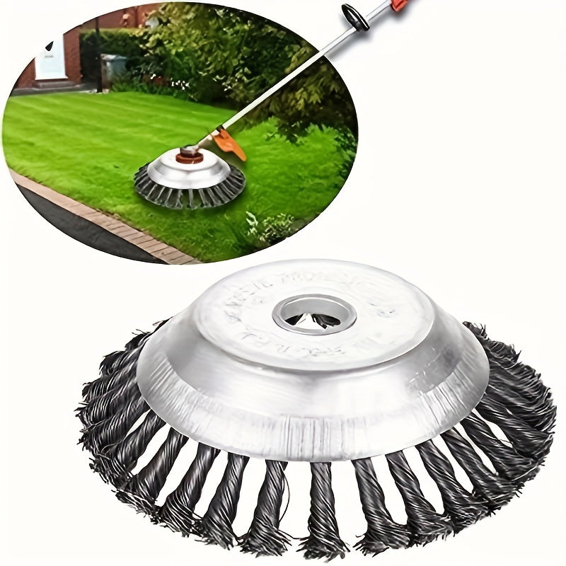 1pc Premium Steel Wire Grass Trimmer Head - Efficient Rust-Resistant Brush Cutter Mower Wire Weeding Head for Garden Lawn Mower - Durable, Easy to Install, And Perfect for Lawn Care RISE DEFENSE SYSTEMS.AI PRODUCTS