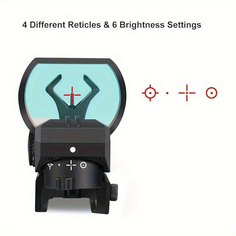Sight, Multiple Reticle System Red Dot Sight With Picatinny Rail Mount, Absolute Co-Witness RISE DEFENSE SYSTEMS.AI PRODUCTS