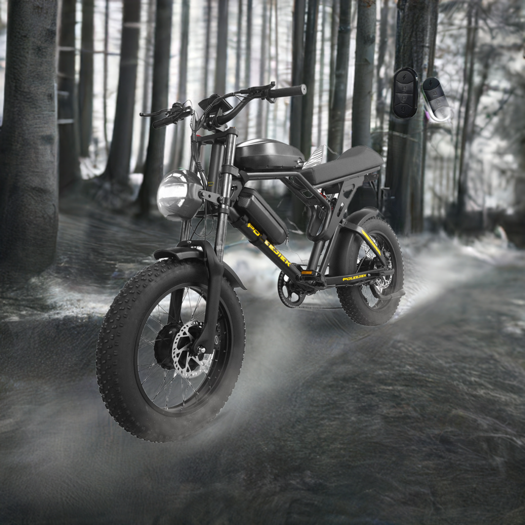 4500W 40MPH Electric Bike with 25.6Ah Battery 20"×4"Fat Tire Ebike for Adults 100Miles Electric Bicycles RISE DEFENSE SYSTEMS.AI PRODUCTS