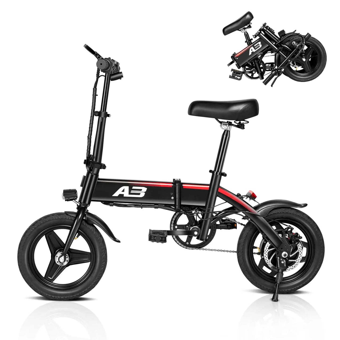 IDOTATA Electric Bike for Adults 600W Peak Motor, 20mph Folding Ebike, 14" Woman Electric Bicycles,48V 10AH , Multi - Shock Ebike - RISE DEFENSE SYSTEMS.AI PRODUCTS
