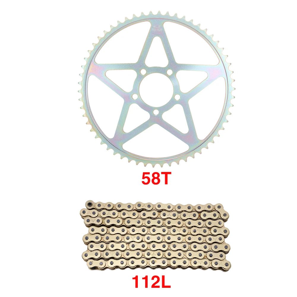 Motorcycle 106L 112L Front 14T Rear 48T 58T Chain Sprocket Wheel Set For Sur Ron Sur - Ron Surron Light Bee X S Cross - country Bike - RISE DEFENSE SYSTEMS.AI PRODUCTS