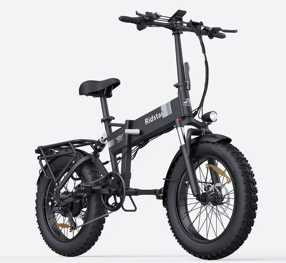 New H20 Pro, 2000W Powerful Dual Motor Snow Mountain Electric Bike 48V 23AH 20 Inch*4.0 Fat Tire Folding Electric Bike - RISE DEFENSE SYSTEMS.AI PRODUCTS