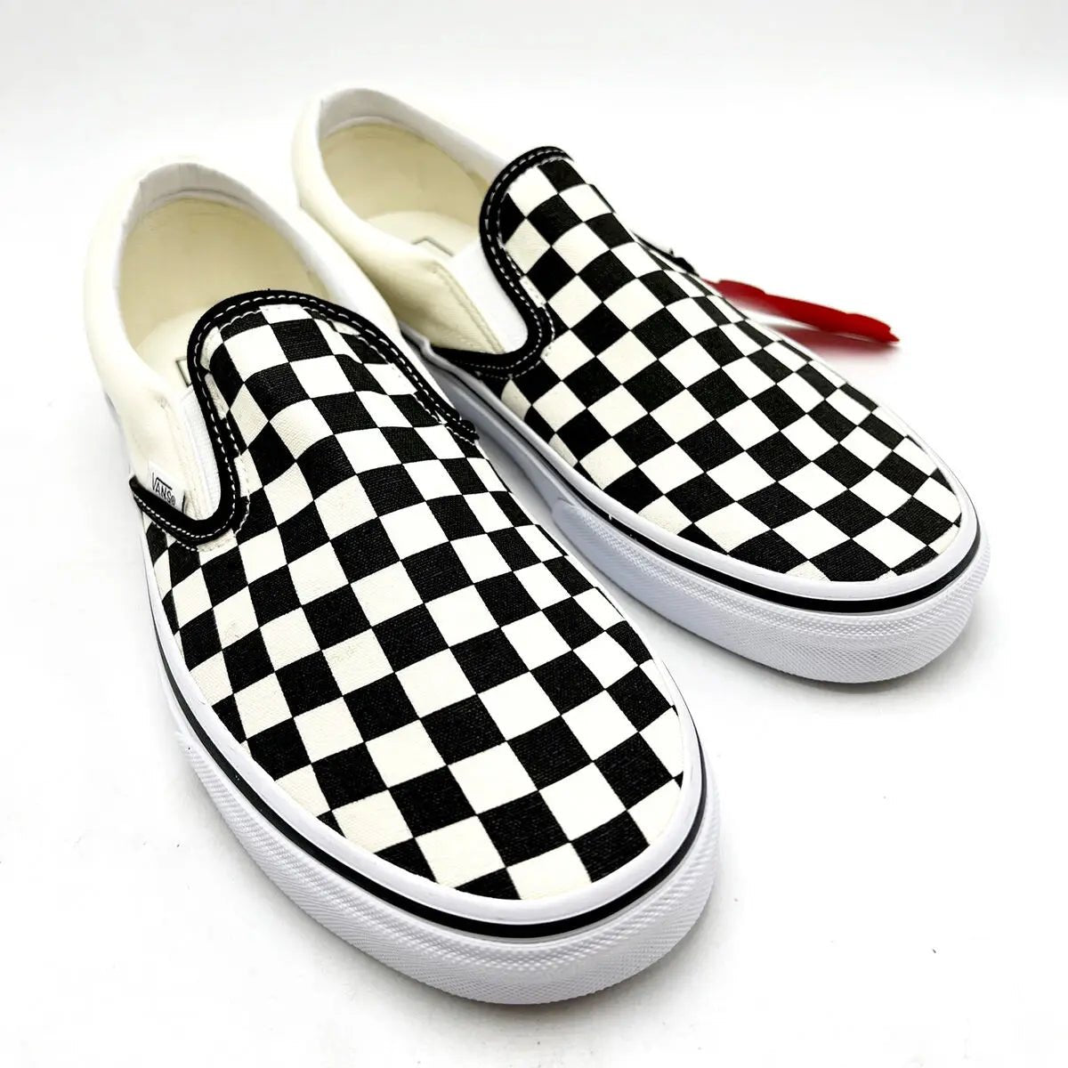 Vans Checkerboard Slip - On White Black - RISE DEFENSE SYSTEMS.AI PRODUCTS