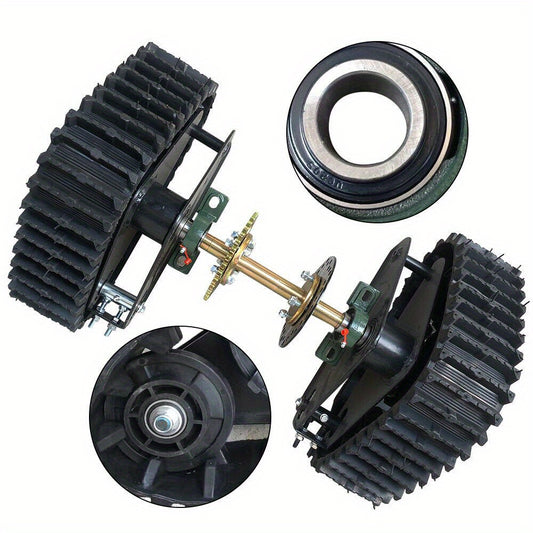 For Go Kart Buggy ATV Snow Sand Snowmobile Gasoline Motor Rear Axle Track Kit RISE DEFENSE SYSTEMS.AI PRODUCTS