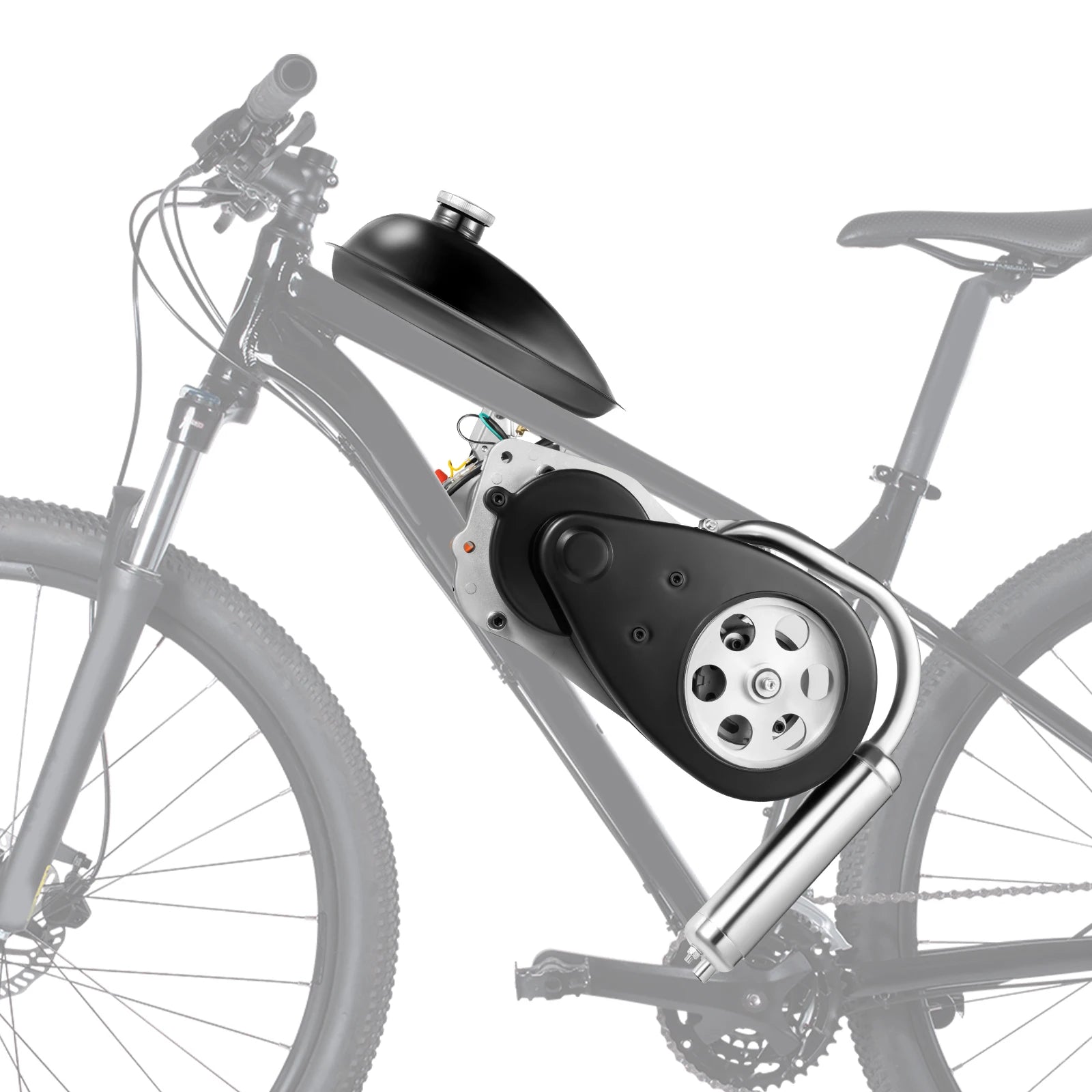 100CC 4 - Stroke Gas Petrol Motorized Bike Engine Scooter Belt Kit Motorized Bicycle Bike Engine set Single Cylinder - RISE DEFENSE SYSTEMS.AI PRODUCTS