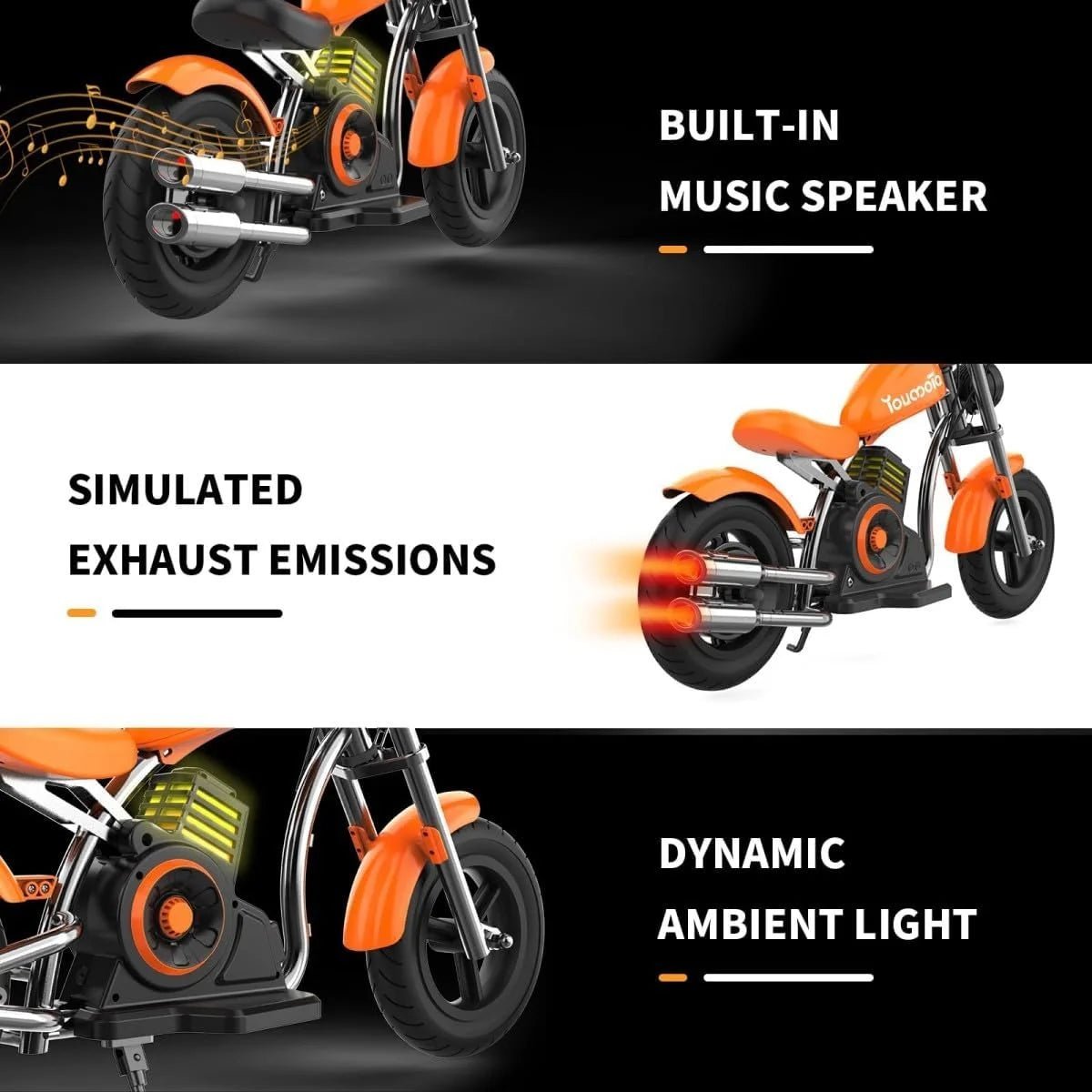 12" Mini Electric Bike for Kids,150W 20V 4Ah Motorcycle, Multi - Functional Battery, 3 - Speed Modes, Suit for 3 - 10 Years Old - RISE DEFENSE SYSTEMS.AI PRODUCTS