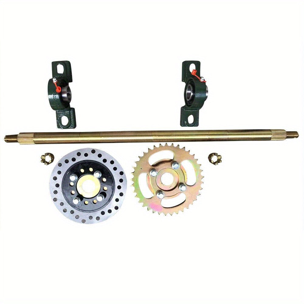 For Go Kart Buggy ATV Snow Sand Snowmobile Gasoline Motor Rear Axle Track Kit RISE DEFENSE SYSTEMS.AI PRODUCTS