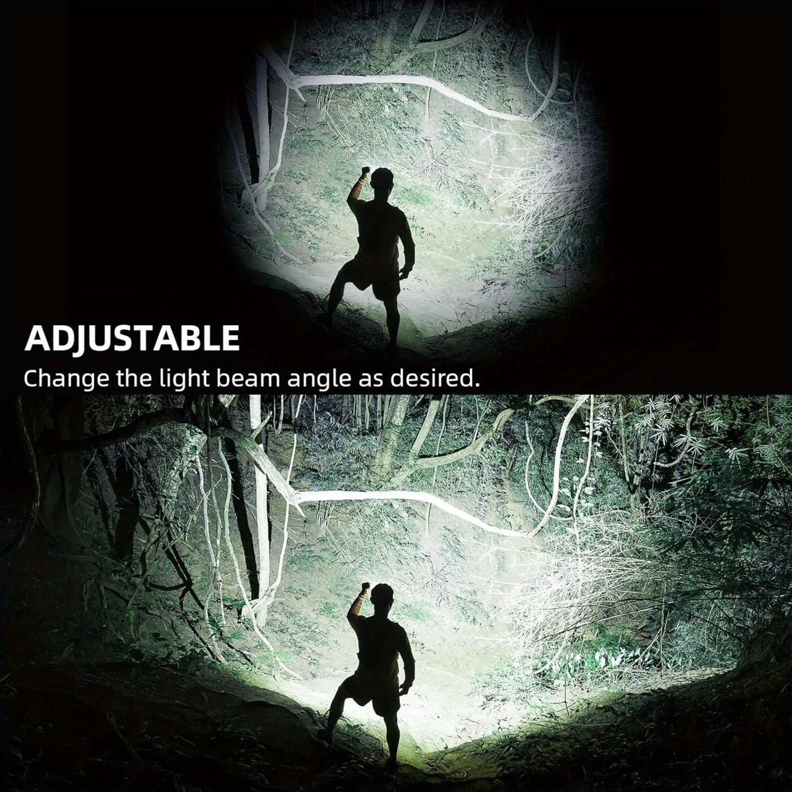 LYLTING Super Bright 800-1300 Lumens Flashlights High Lumens Rechargeable Super Bright Led Flashlight 7 Modes With Cob Work Light, Durable Aluminium Alloy, Handheld Flash Light For Home, Camping, Hiking RISE DEFENSE SYSTEMS.AI PRODUCTS