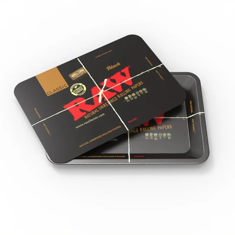 18x12.5cm Metal Tobacco Rolling Tray Kit 60MM Plastics Herbal Grinder Set Cigarette Tin Boxes Spice Crusher Smoking Accessories - RISE DEFENSE SYSTEMS.AI PRODUCTS