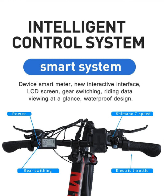 2024 NewLAFLY X3 PRO 27.5inch 1000W Electric Bike Folding 48V 17ah Iithium Assisted MTB Electric Bicycle Cross - Country Ebike - RISE DEFENSE SYSTEMS.AI PRODUCTS