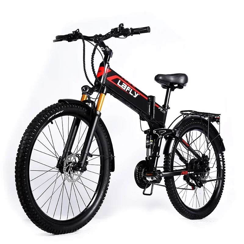2024 NewLAFLY X3 PRO 27.5inch 1000W Electric Bike Folding 48V 17ah Iithium Assisted MTB Electric Bicycle Cross - Country Ebike - RISE DEFENSE SYSTEMS.AI PRODUCTS