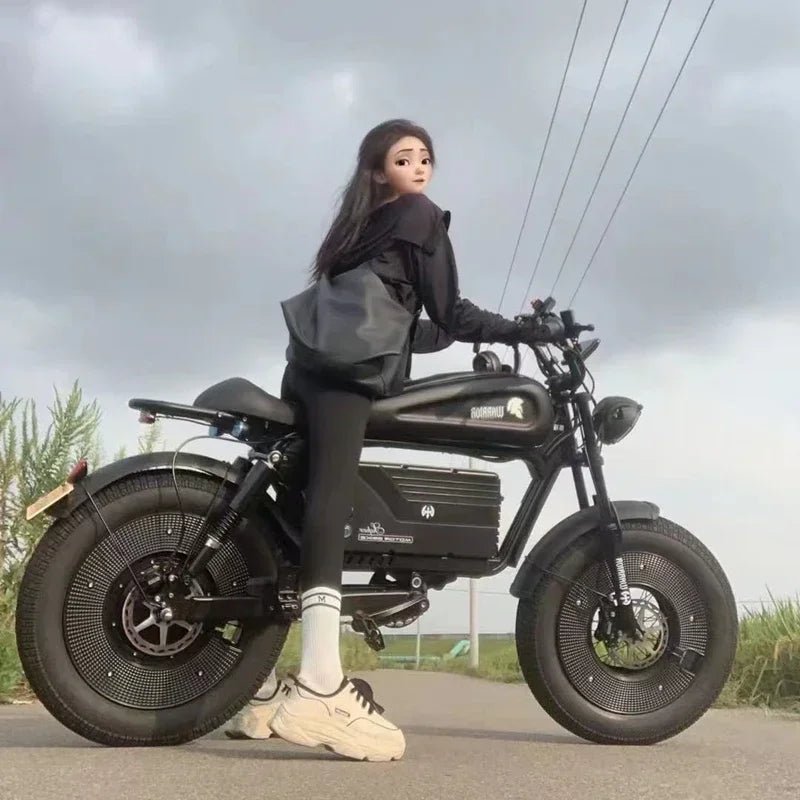 2024 ZPW Ebike 1500W Brushless Motor 48V60AH 20 inch Electric Bicycle Fat motorcycle With Hydraulic Shock Absorber Mountain Bike - RISE DEFENSE SYSTEMS.AI PRODUCTS
