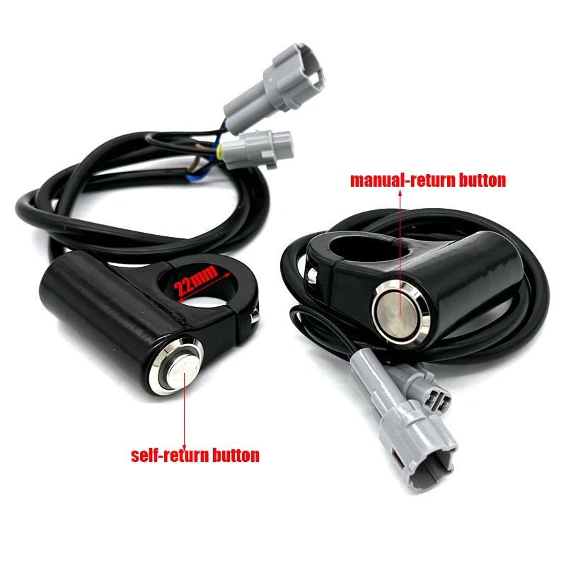 22mm Motorcycle Plug And Play Headlight Kill LED Switch Button For Sur - Ron Surron Light Bee S X Motocross Parts Aluminium Alloy - RISE DEFENSE SYSTEMS.AI PRODUCTS