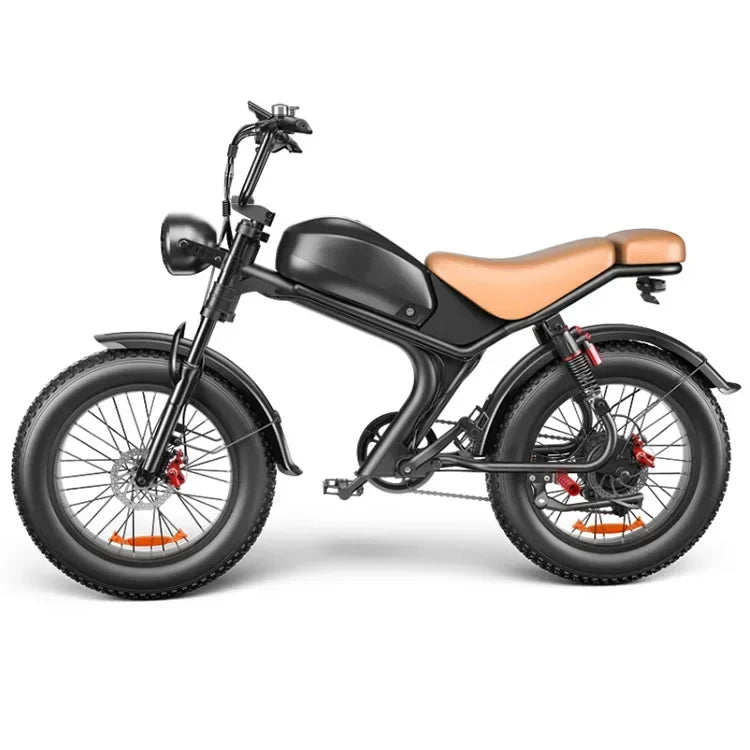 24 Year New Retro Electric Bicycle C93 2000W Super Motor 23AH Large Capacity Battery Hydraulic Brake 20 inch Fat Tires - RISE DEFENSE SYSTEMS.AI PRODUCTS