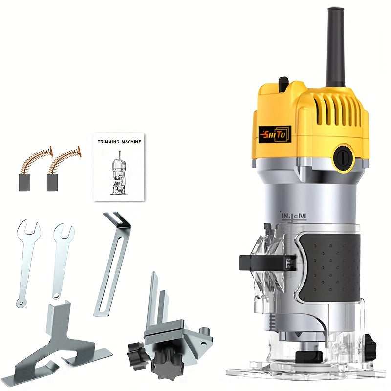 An electric woodworking edge trimming machine, trimming and shaping tools, handheld edge trimming machine, woodworking edge trimming machine, woodworking planer, woodworking jointing machine, woodworking edge trimming machine RISE DEFENSE SYSTEMS.AI PRODUCTS