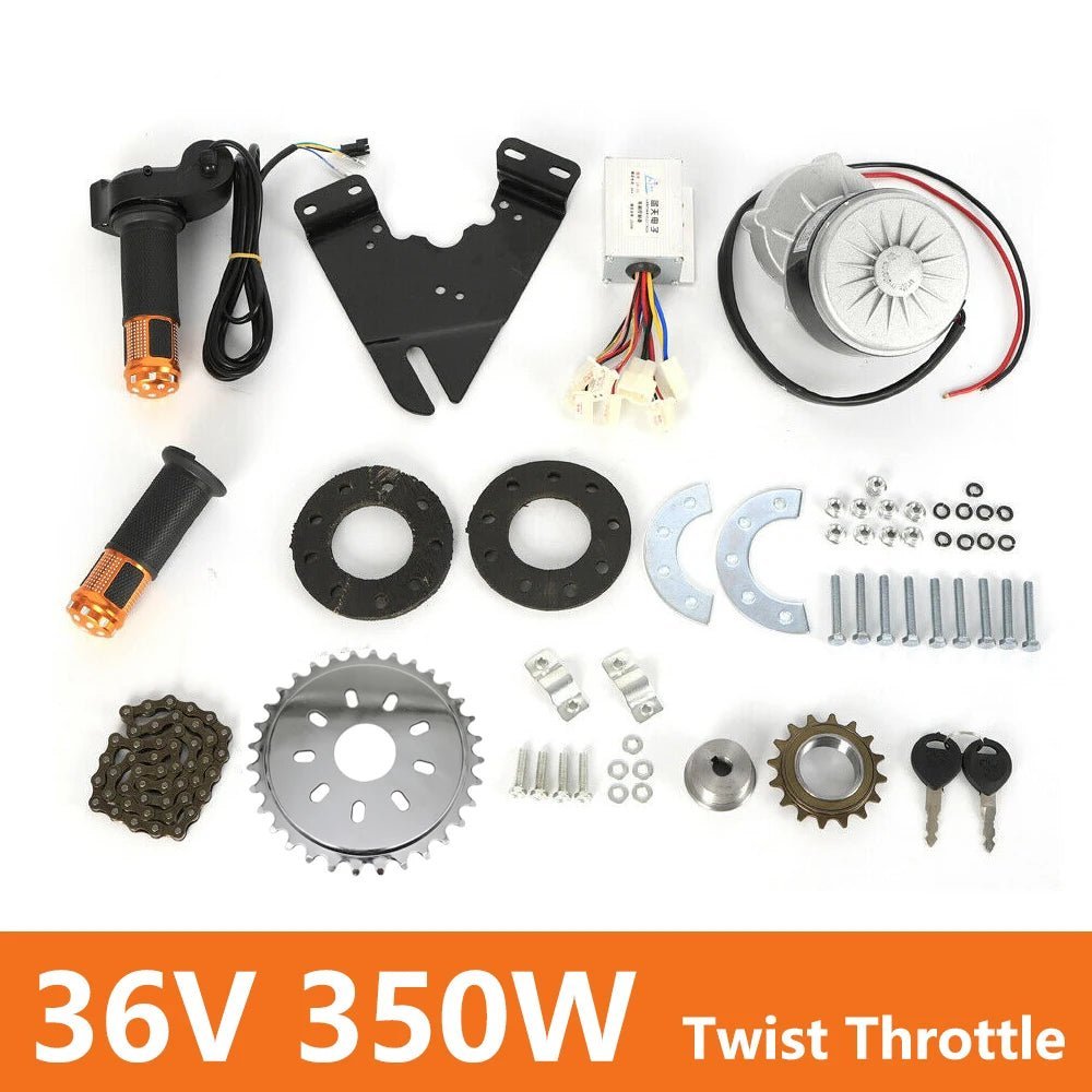 36V 350W Bike Conversion Kit Left Side Drive Motor Hub Diameter Less Than 36mm - Twist - RISE DEFENSE SYSTEMS.AI PRODUCTS