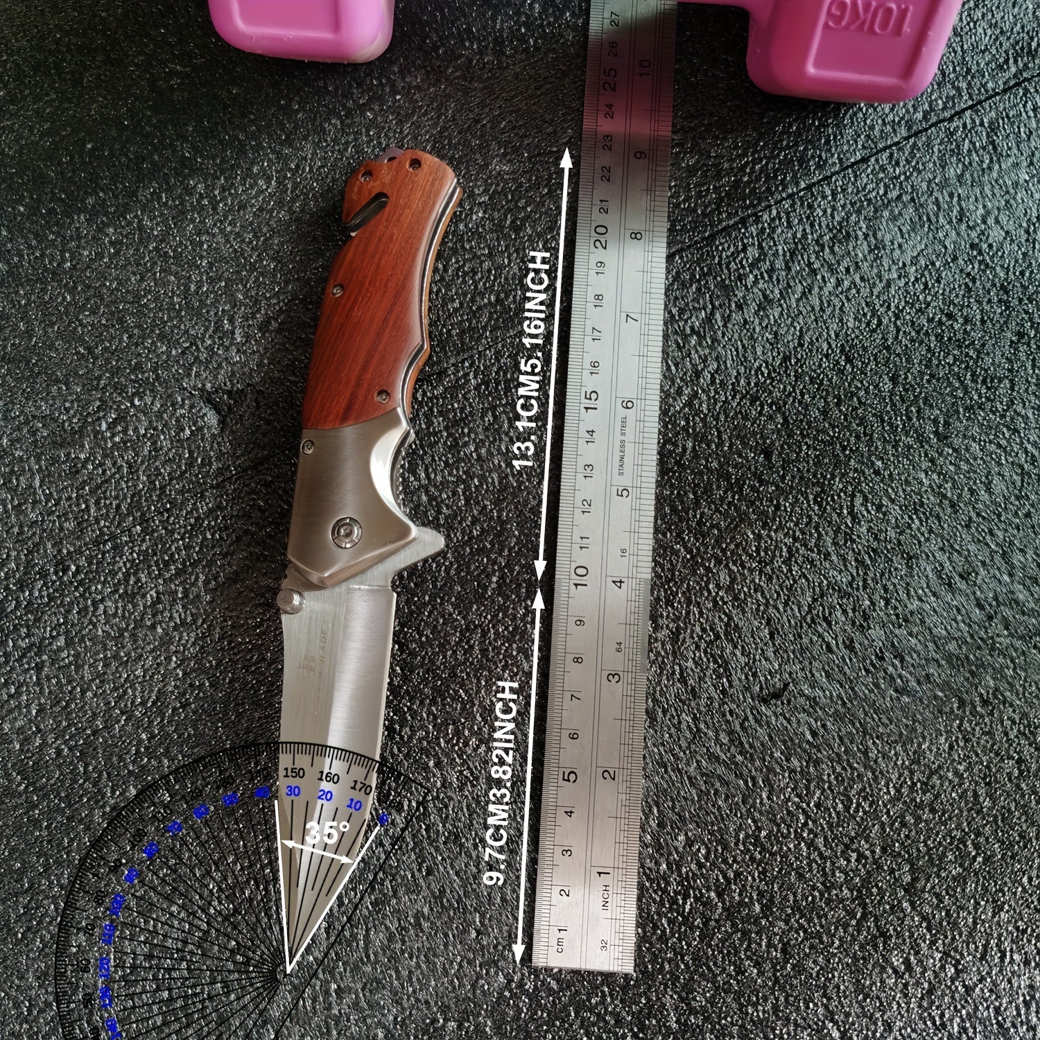 7CR13MOV Blade Folding Knife - High Hardness 58HRC Camping Survival Fishing Tool with Durable Construction and Sharp Edge RISE DEFENSE SYSTEMS.AI PRODUCTS