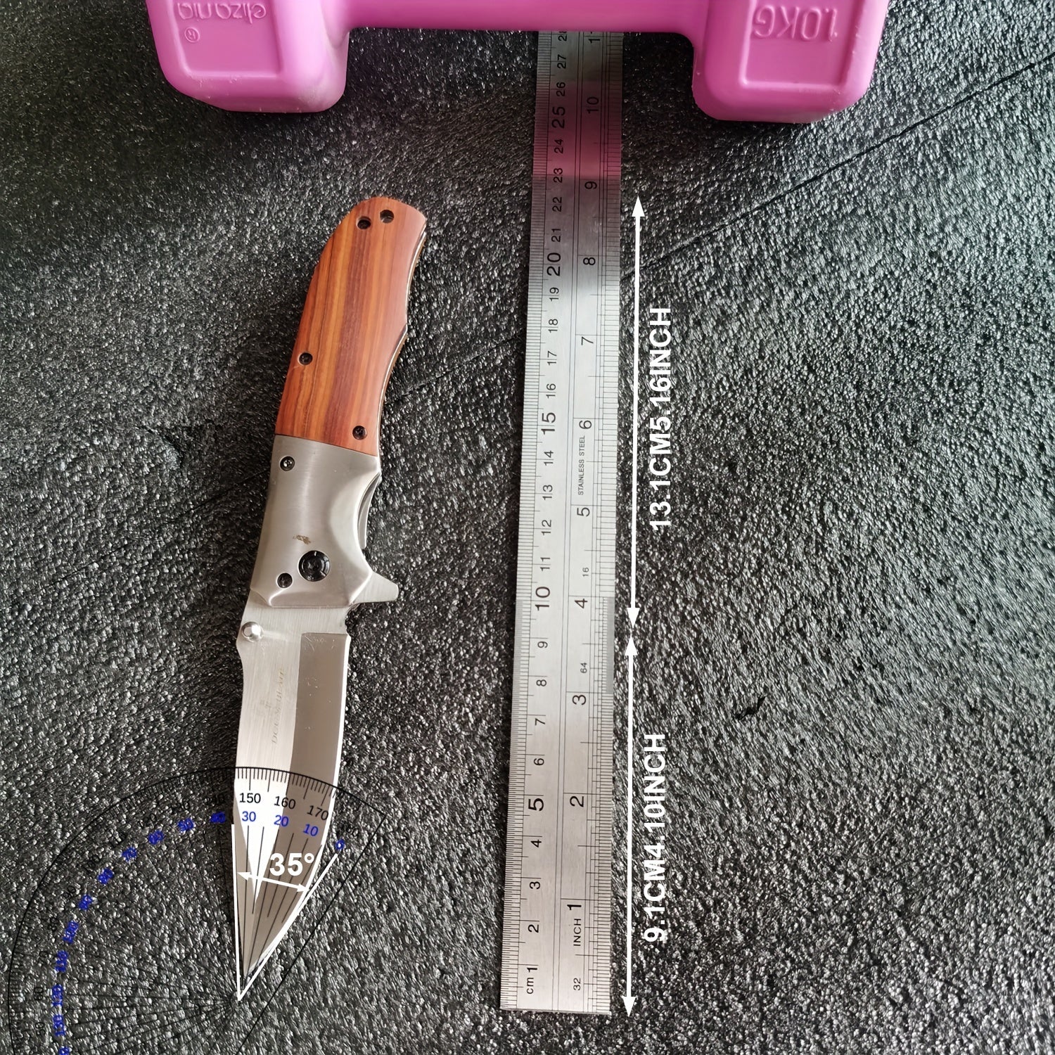 7CR13MOV Blade Folding Knife - High Hardness 58HRC Camping Survival Fishing Tool with Durable Construction and Sharp Edge RISE DEFENSE SYSTEMS.AI PRODUCTS