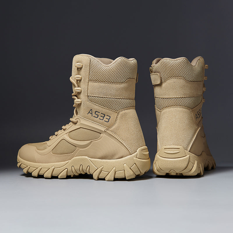 Comfortable Wear-resistant Men's Boots Non-slip Outdoor Shoes For Hiking Climbing Hunting Trekking RISE DEFENSE SYSTEMS.AI PRODUCTS