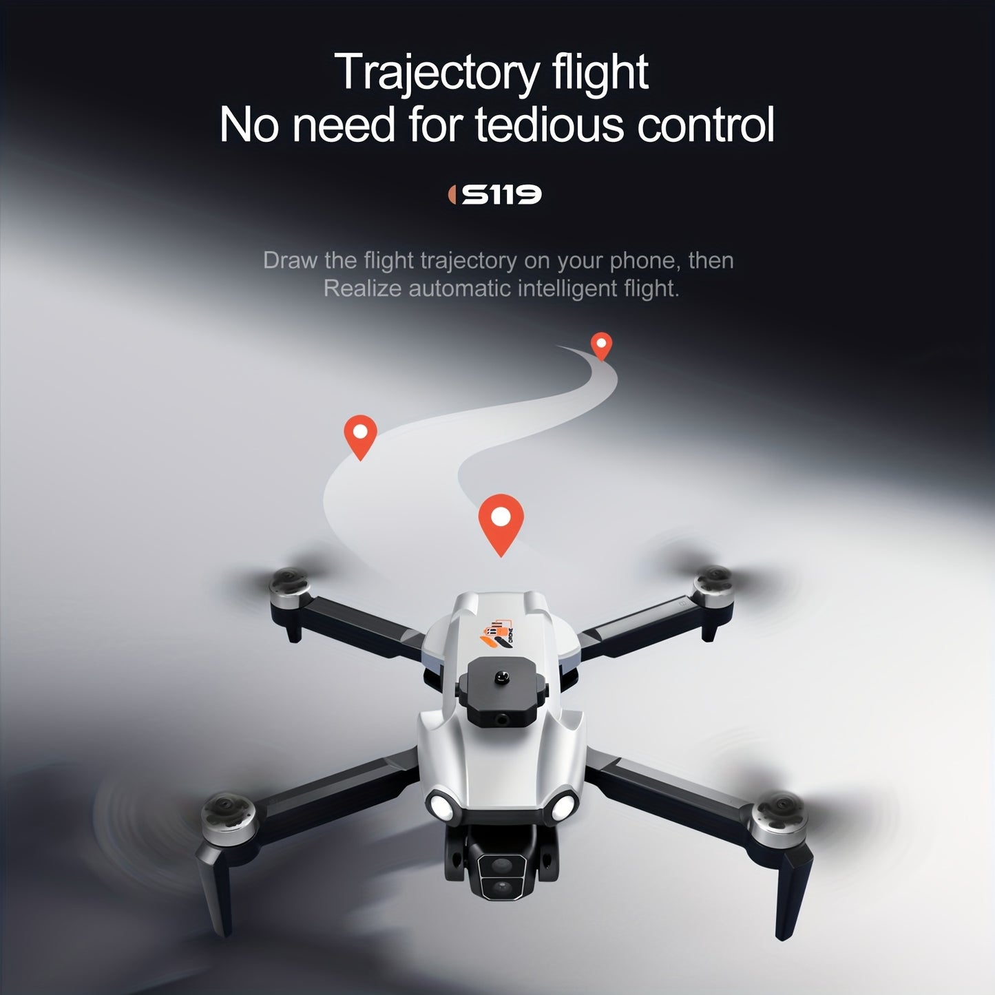 2-Battery 32-Min Long Flight Brushless Motor Drone with 4K HD Camera, Multifunctional Foldable Quadcopter, Altitude Hold, Headless Mode, Start Speed Adjustment, Carrying Bag, and LED Light for Beginners RISE DEFENSE SYSTEMS.AI PRODUCTS