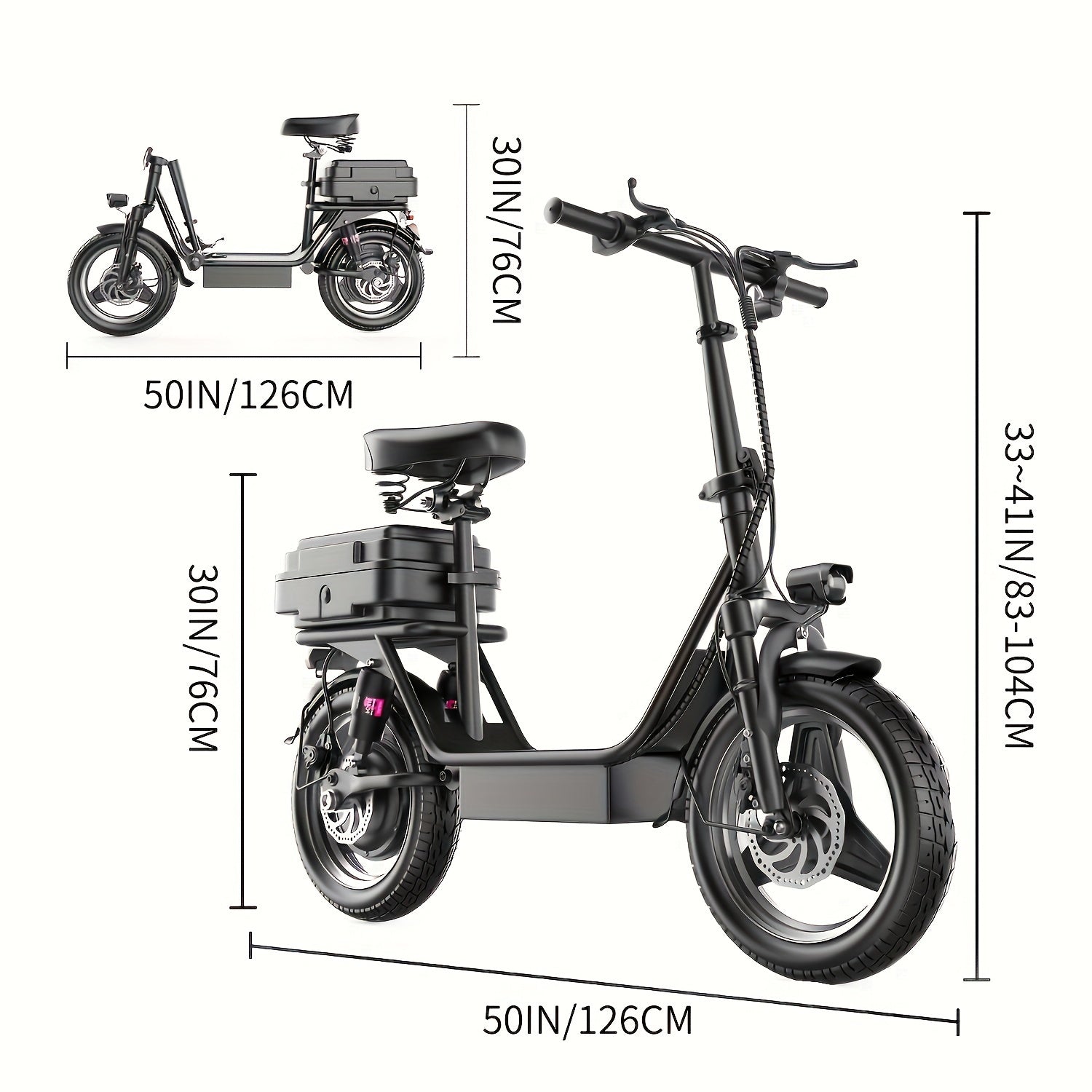 High-Speed Electric Scooter for Adults - 500W 650W Peak Motor, 20mph Top Speed, 30Miles Long Range, Comfortable Seat, Dual Disc Brakes, Perfect for Commuters and Travelers RISE DEFENSE SYSTEMS.AI PRODUCTS