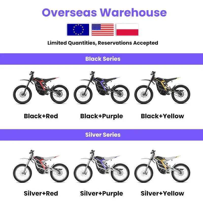 79BIKE Enduro 72V 12000W Off Road Dirt Cross Electric Motorcycle 35AH Lithium battery Electric Dirt Bike E Motorbike - RISE DEFENSE SYSTEMS.AI PRODUCTS