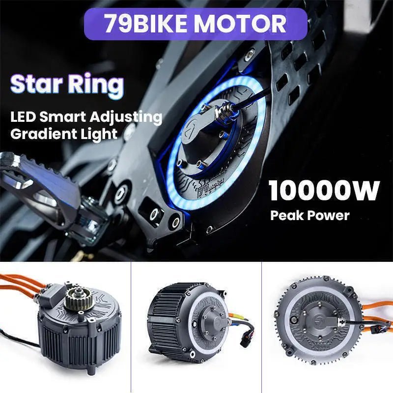 79BIKE Enduro 72V 12000W Off Road Dirt Cross Electric Motorcycle 35AH Lithium battery Electric Dirt Bike E Motorbike - RISE DEFENSE SYSTEMS.AI PRODUCTS