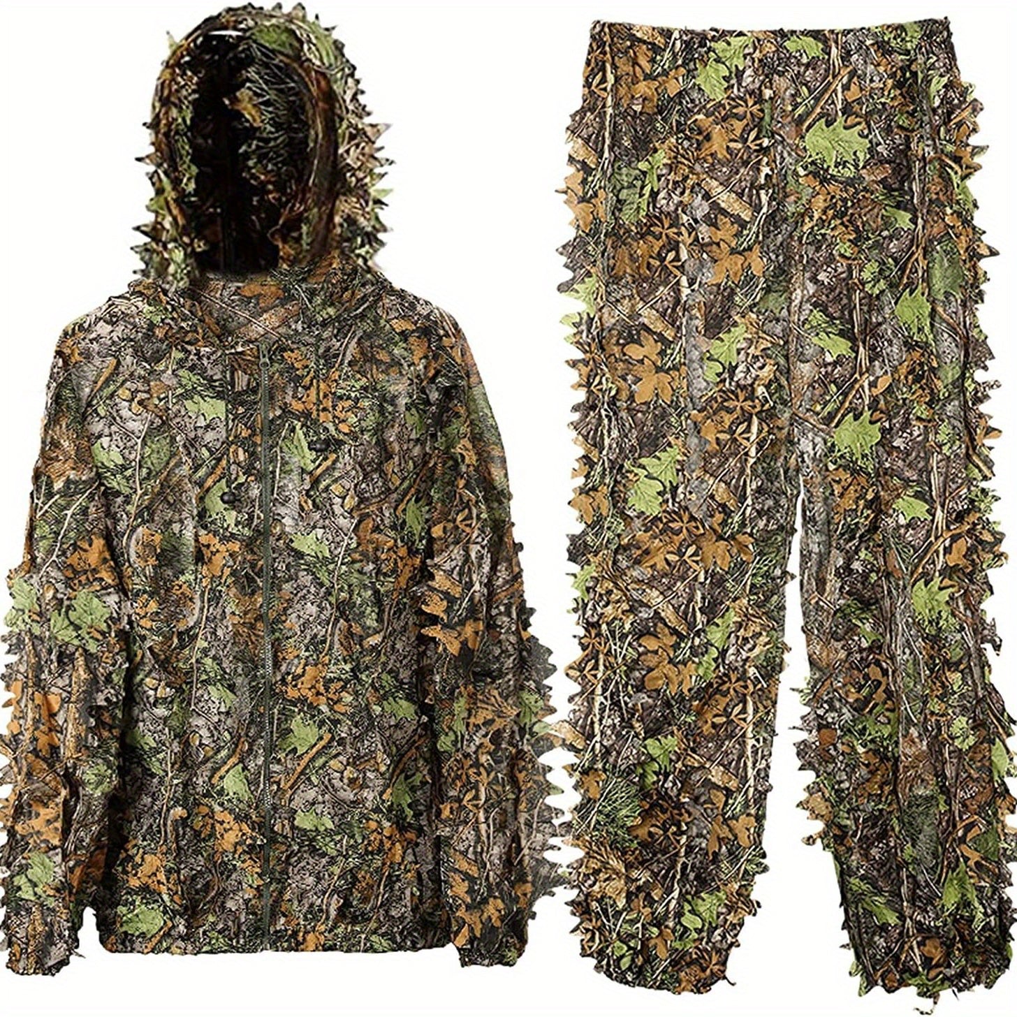 Lightweight 3D Leafy Camo Suit For Hunting, Shooting, Airsoft, And Wildlife Photography - Perfect Camouflage Gear For Turkey Hunting And More RISE DEFENSE SYSTEMS.AI PRODUCTS